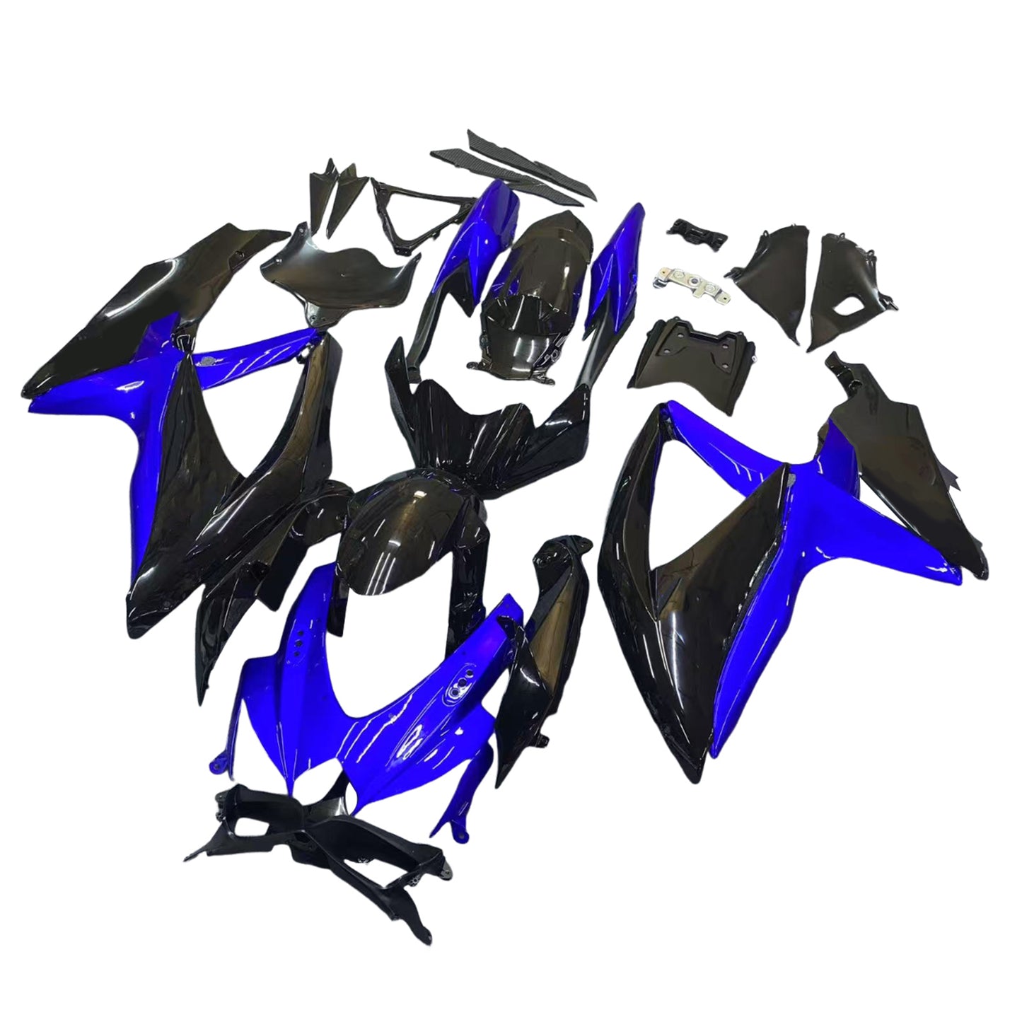 Carene 2008-2010 Suzuki GSXR 600 750 Blu Nero GSXR Generico