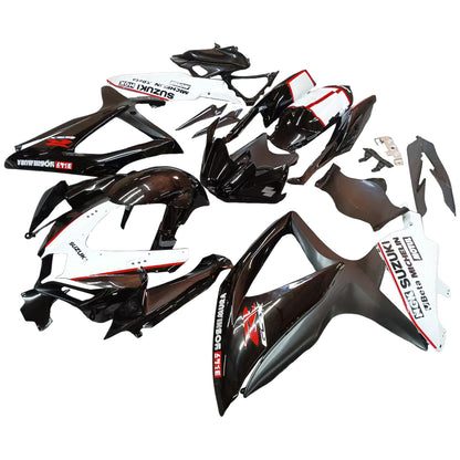 Carene 2008-2010 Suzuki GSXR 600 750 Nero Bianco GSXR Racing Generico