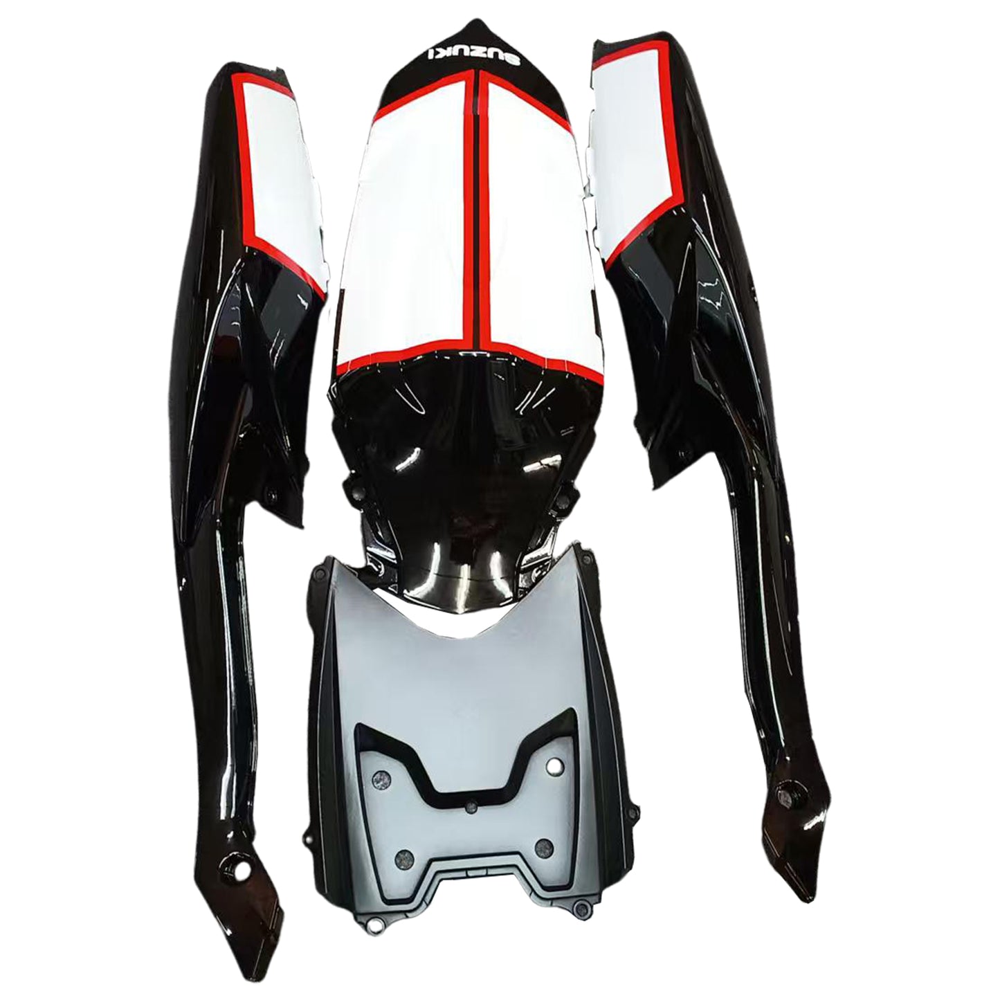 Carene 2008-2010 Suzuki GSXR 600 750 Nero Bianco GSXR Generico