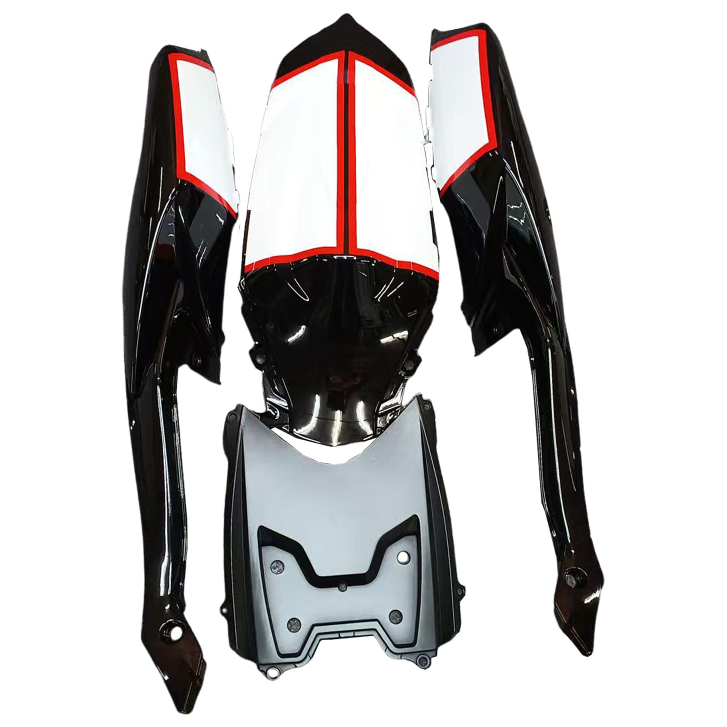 Carene 2008-2010 Suzuki GSXR 600 750 Nero Bianco GSXR Generico