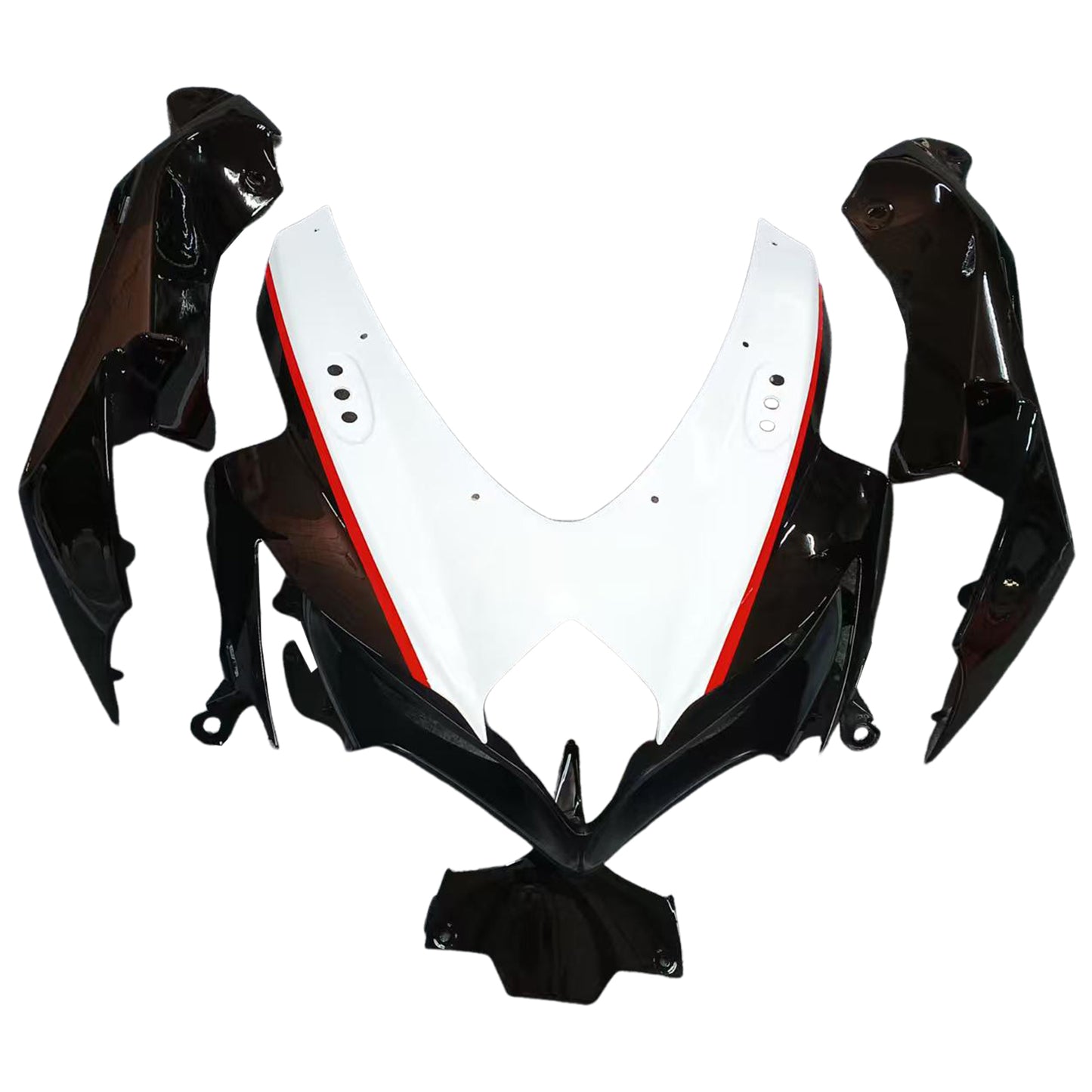 Carene 2008-2010 Suzuki GSXR 600 750 Nero Bianco GSXR Racing Generico
