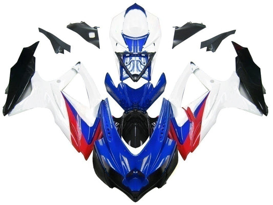 Carene 2008-2010 Suzuki GSXR 600 750 Blu Rosso Bianco GSXR Racing Generico
