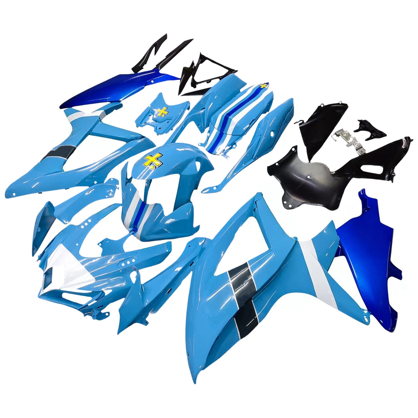 Amotopart 2008-2010 Suzuki GSX-R 600 GSX-R 750 Kit trigger blu
