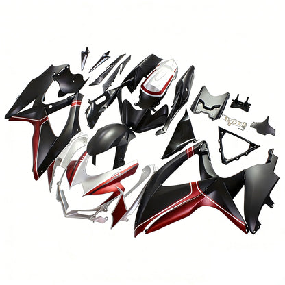 Kit carenatura iniezione carrozzeria plastica ABS per Suzuki GSXR 600/750 2008-2010 K8