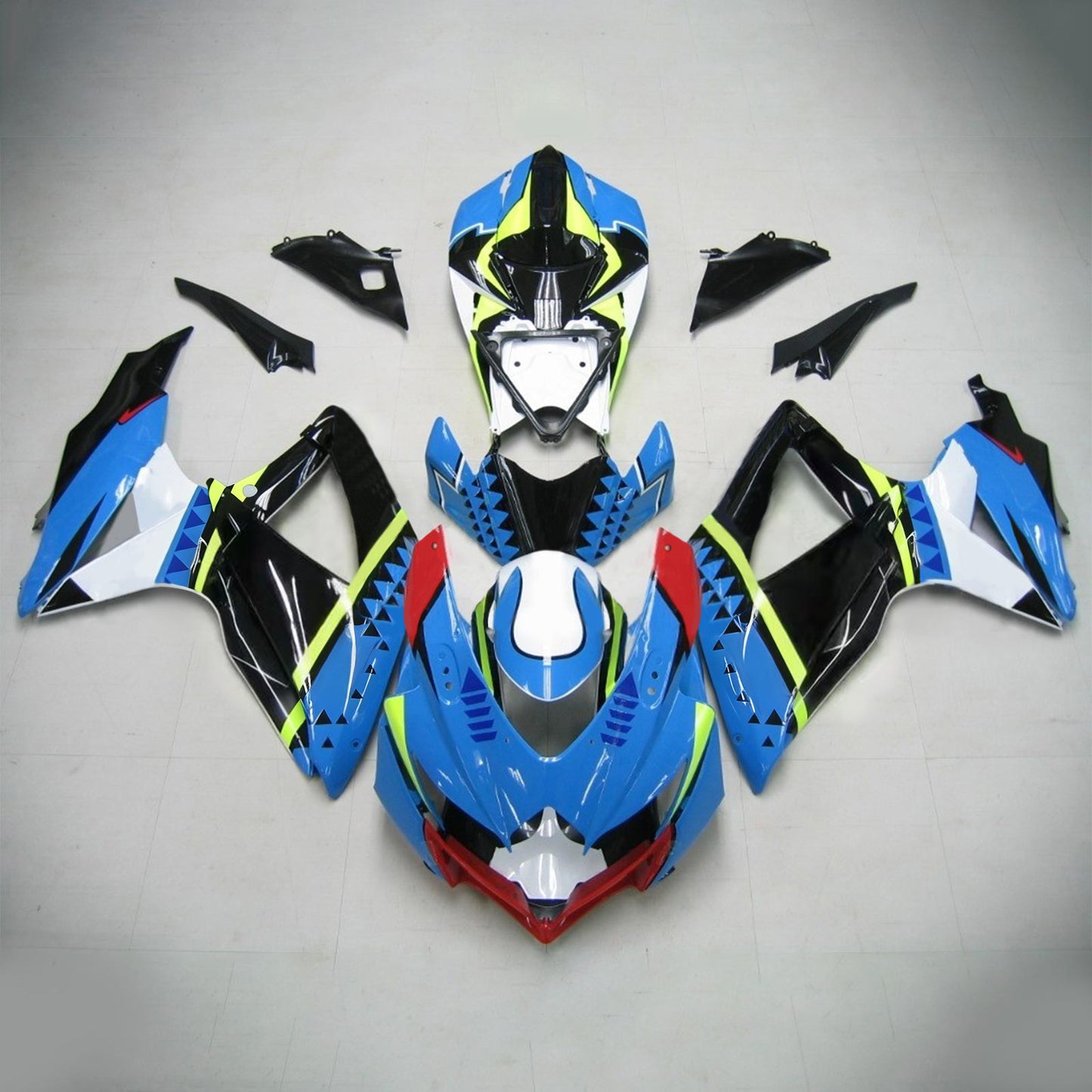 Suzuki GSXR 600/750 2008-2010 Kit Carena Carrozzeria Plastica ABS K8