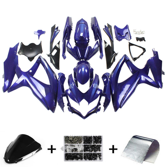 Suzuki GSXR 600/750 2008-2010 Kit Carena Carrozzeria Plastica ABS K8