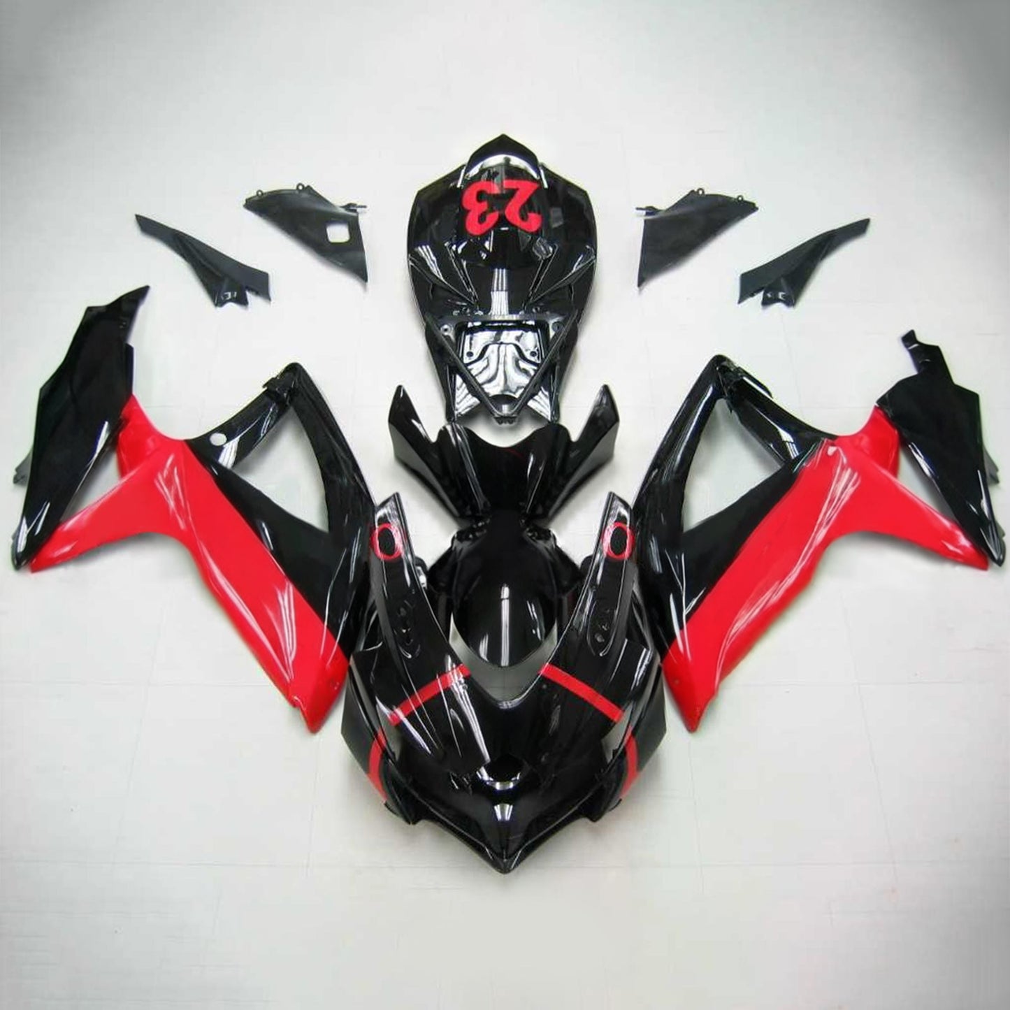 Suzuki GSXR 600/750 2008-2010 Kit Carena Carrozzeria Plastica ABS K8