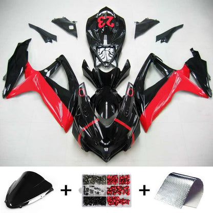 Suzuki GSXR 600/750 2008-2010 Kit Carena Carrozzeria Plastica ABS K8