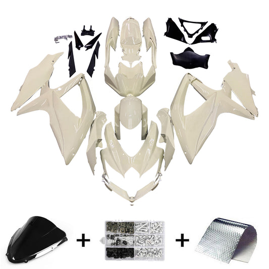 Kit carenatura Bodywork ABS di plastica per Suzuki GSXR 600/750 2008-2010 K8