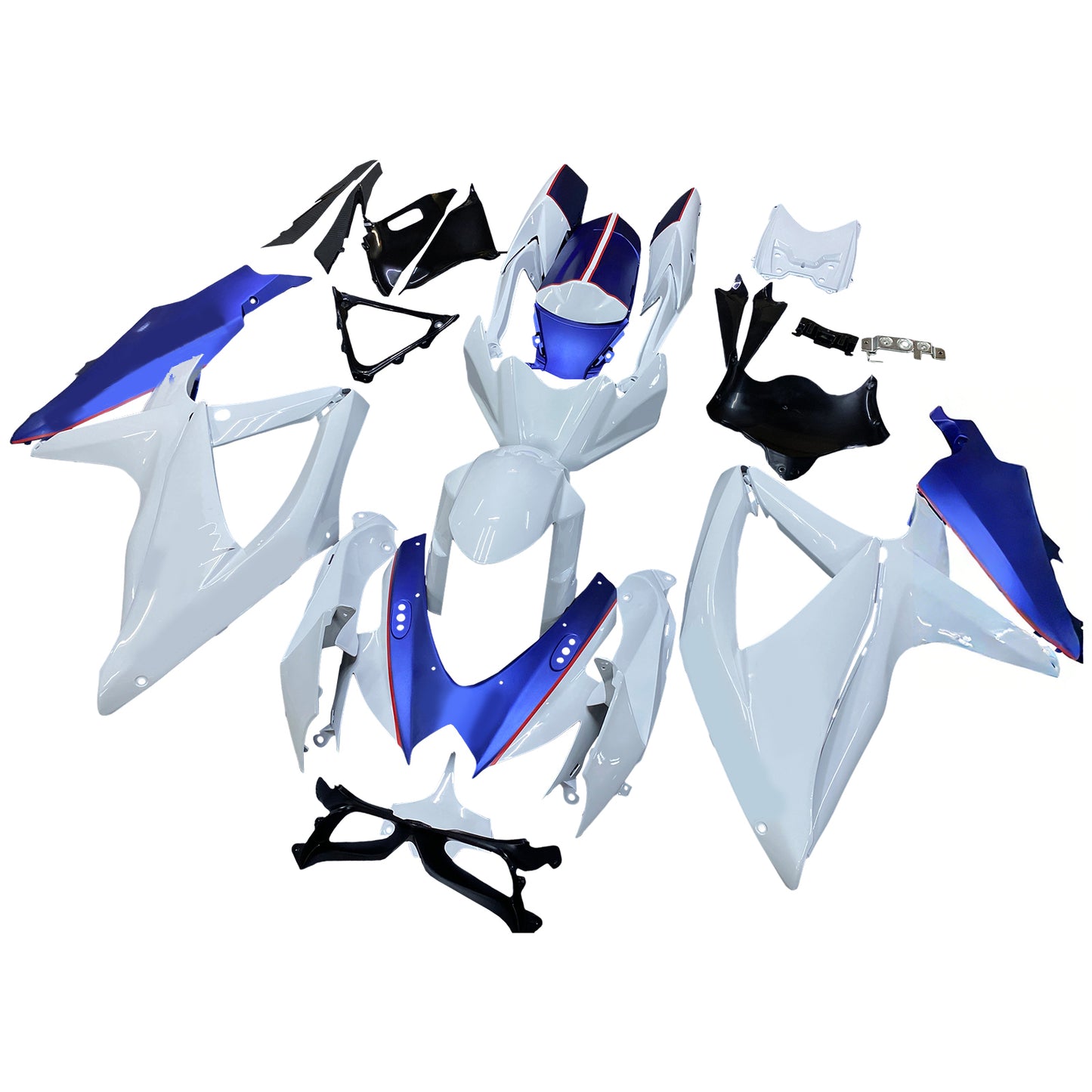 Suzuki GSXR 600/750 2008-2010 Kit Carena Carrozzeria Plastica ABS K8