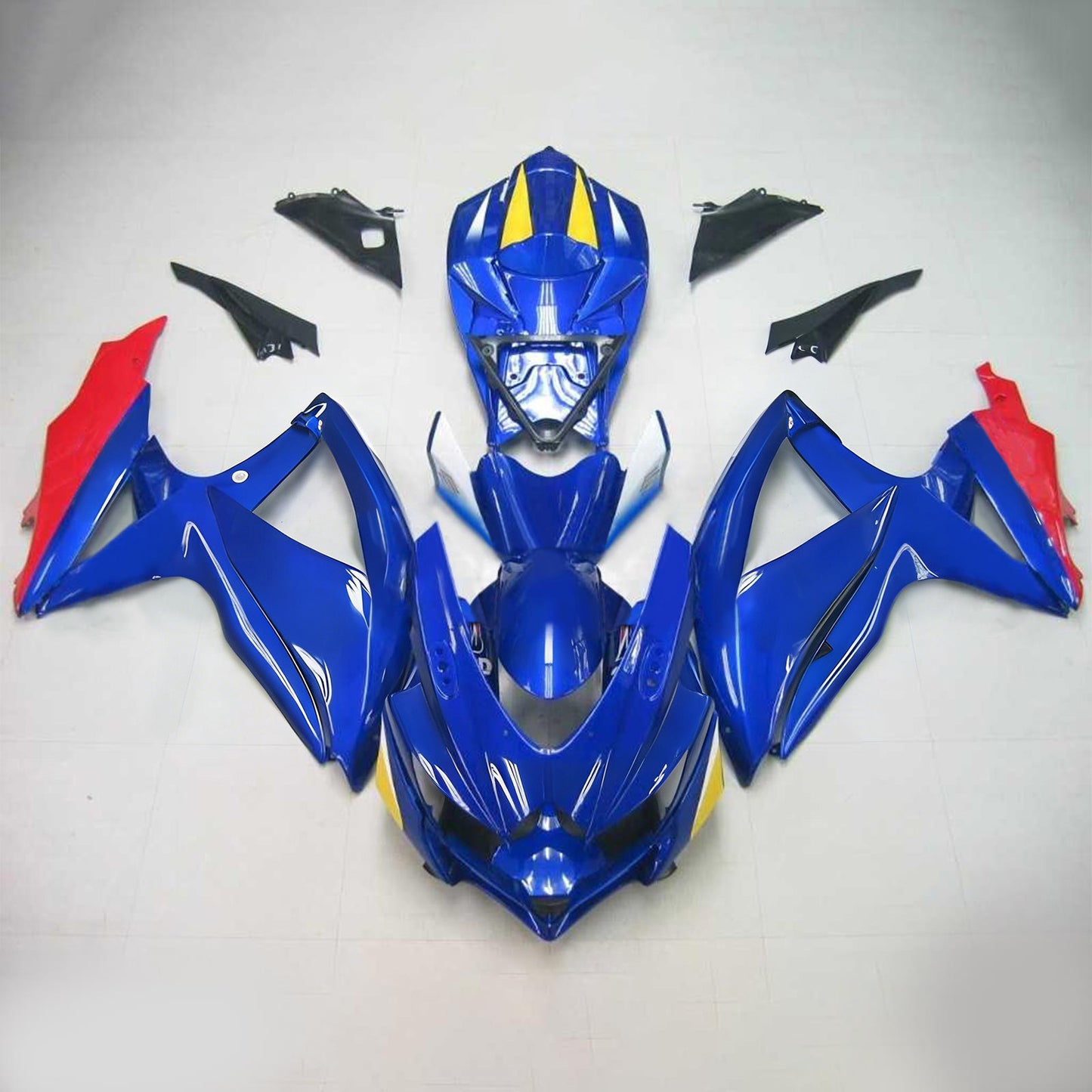 Suzuki GSXR 600/750 2008-2010 Kit Carena Carrozzeria Plastica ABS K8