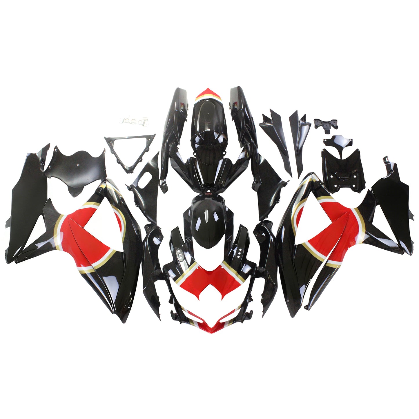 Suzuki GSXR 600/750 2008-2010 Kit Carena Carrozzeria Plastica ABS K8