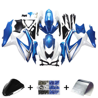 Suzuki GSXR 600/750 2008-2010 Kit Carena Carrozzeria Plastica ABS K8