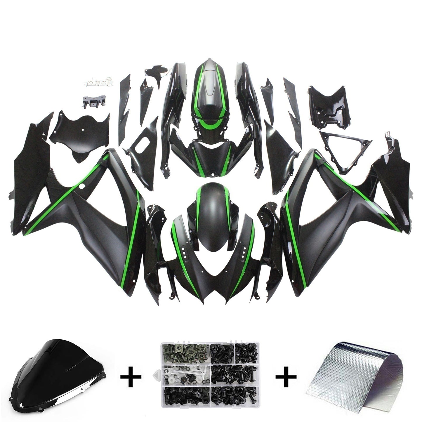 Suzuki GSXR 600/750 2008-2010 Kit Carena Carrozzeria Plastica ABS