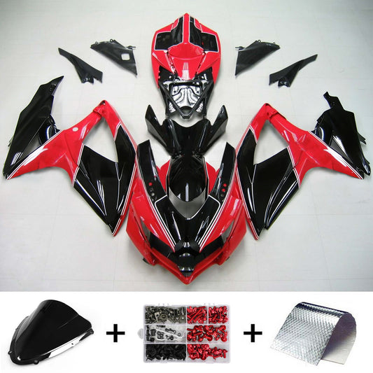 Suzuki GSXR 600/750 2008-2010 Kit Carena Carrozzeria Plastica ABS K8