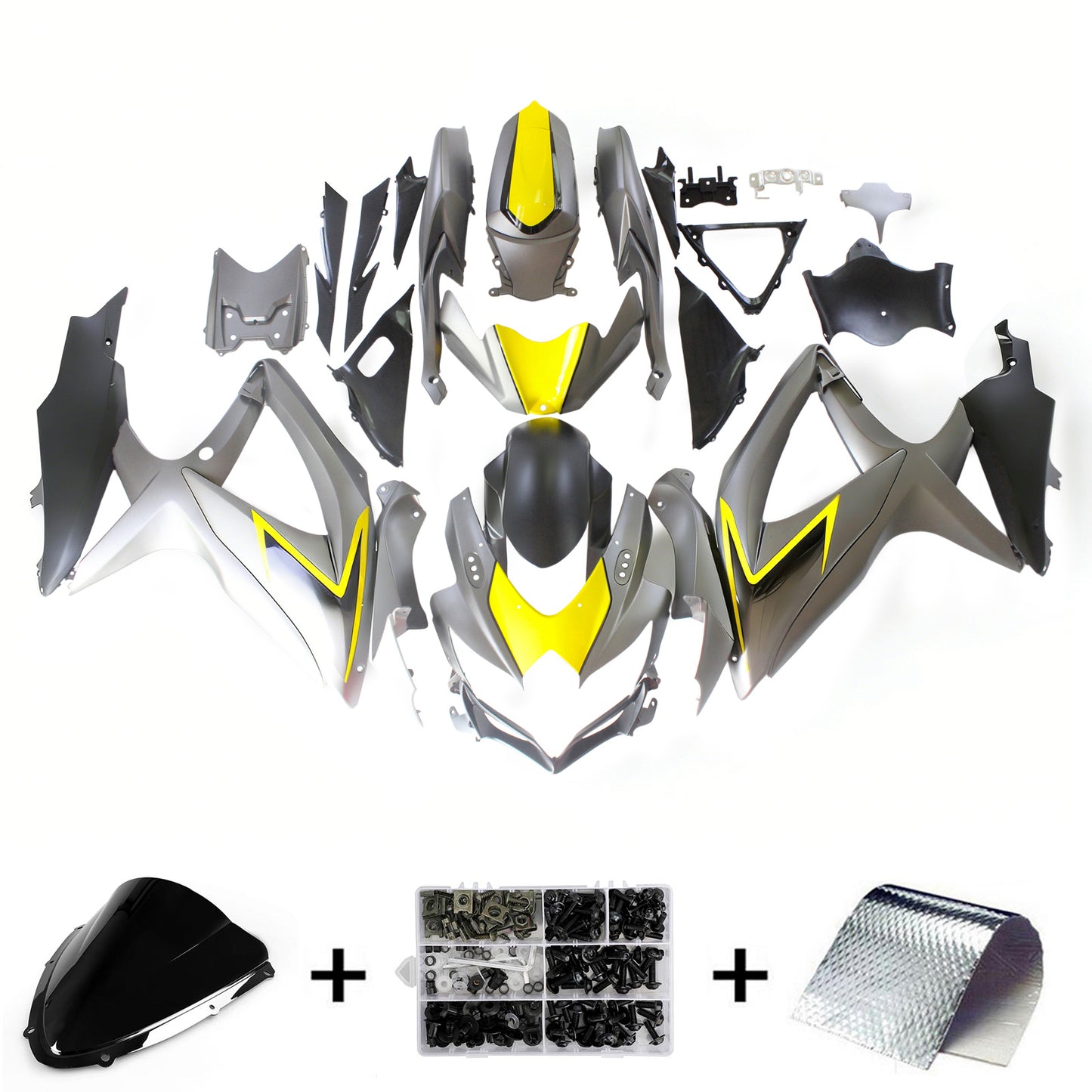 Suzuki GSXR 600/750 2008-2010 Kit Carena Carrozzeria Plastica ABS