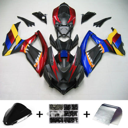 Suzuki GSXR 600/750 2008-2010 Kit Carena Carrozzeria Plastica ABS K8