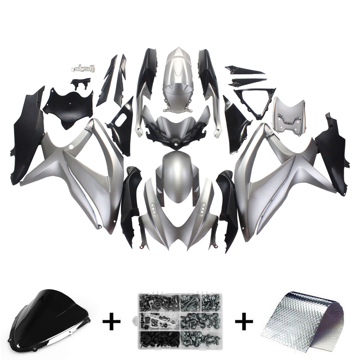 Suzuki GSXR 600/750 2008-2010 Kit Carena Carrozzeria Plastica ABS K8