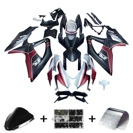 Amotopart Kit carena Suzuki GSXR 600/750 2008-2010 K8 Carrozzeria Plastica ABS