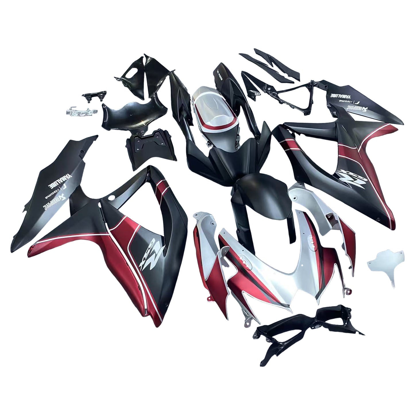 Amotopart Kit carena Suzuki GSXR 600/750 2008-2010 K8 Carrozzeria Plastica ABS