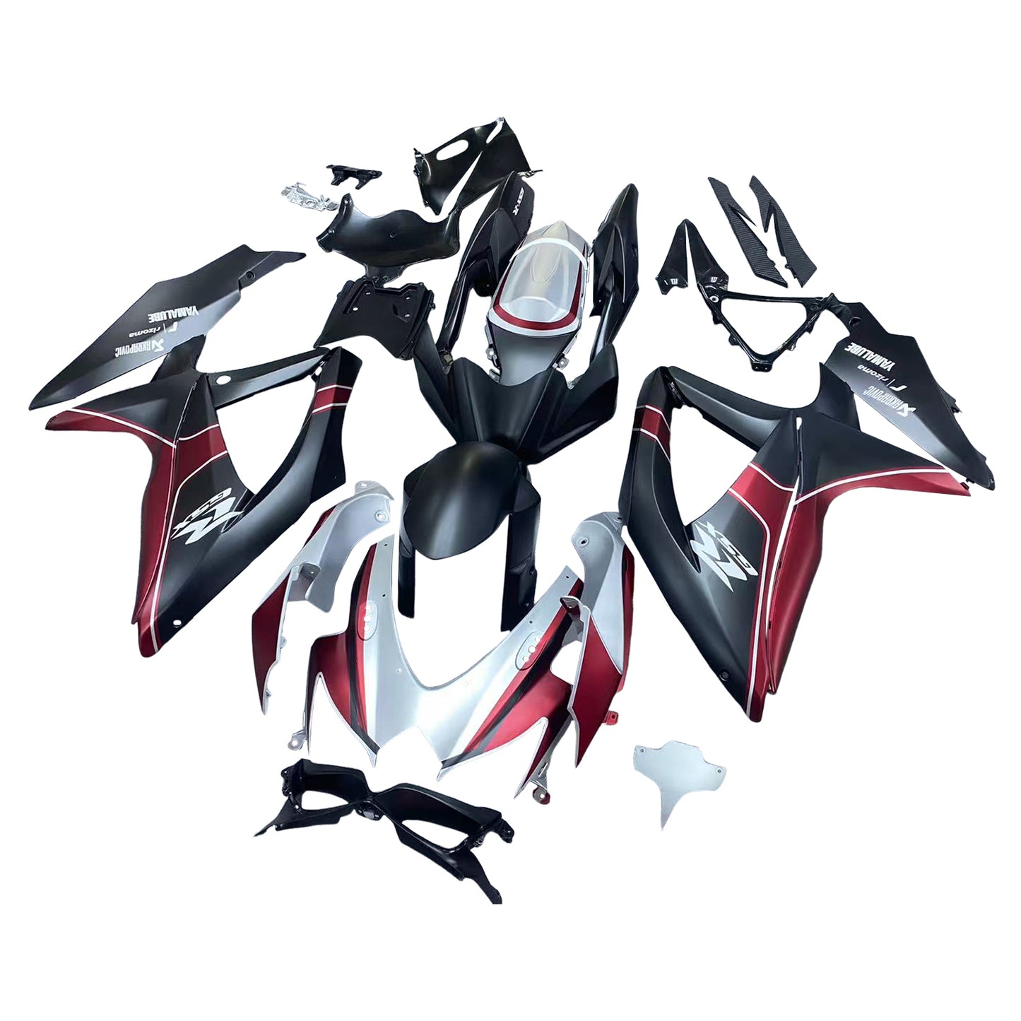 Amotopart Kit carena Suzuki GSXR 600/750 2008-2010 K8 Carrozzeria Plastica ABS