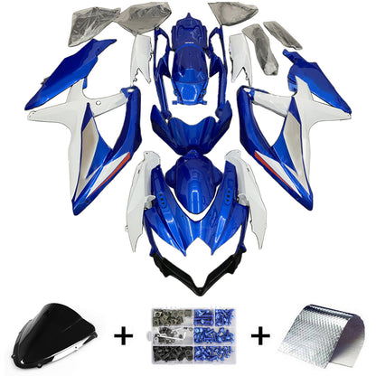 Amotopart Kit carena Suzuki GSXR 600/750 2008-2010 K8 Carrozzeria Plastica ABS