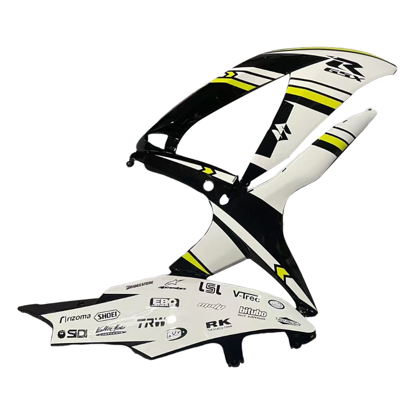 Amotopart Kit carena Suzuki GSXR 600/750 2008-2010 K8 Carrozzeria Plastica ABS