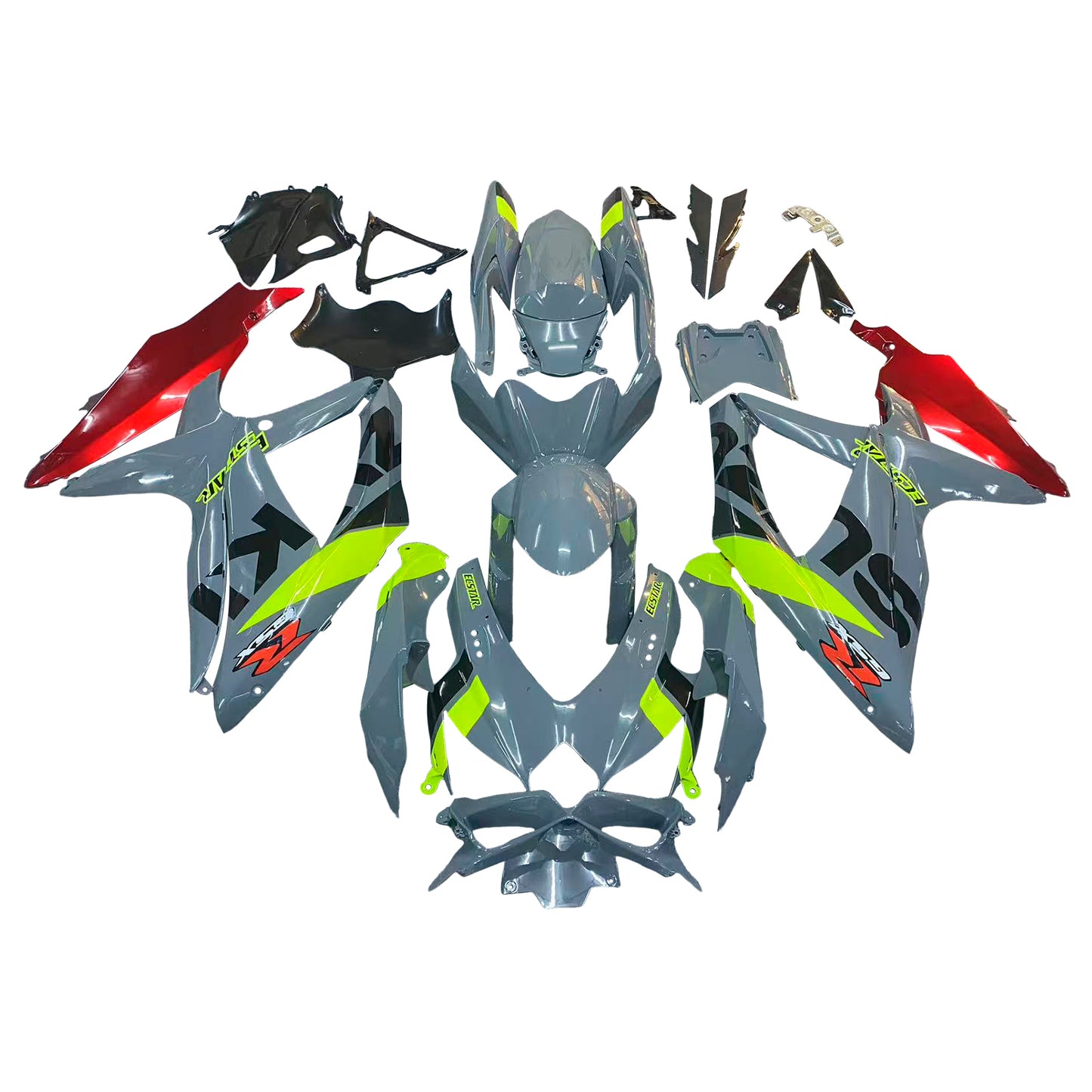 Amotopart Kit carena Suzuki GSXR 600/750 2008-2010 K8 Carrozzeria Plastica ABS
