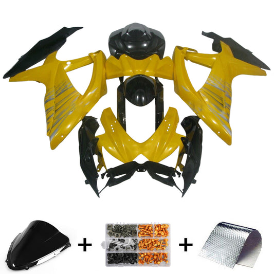 Kit carena iniezione Suzuki GSXR 600/750 K8 2008-2010 Carrozzeria in plastica ABS