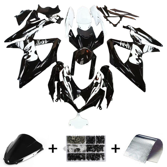 Kit carena iniezione Suzuki GSXR 600/750 K8 2008-2010 Carrozzeria in plastica ABS