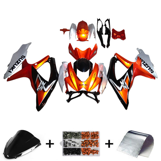 Kit carena iniezione Suzuki GSXR 600/750 K8 2008-2010 Carrozzeria in plastica ABS