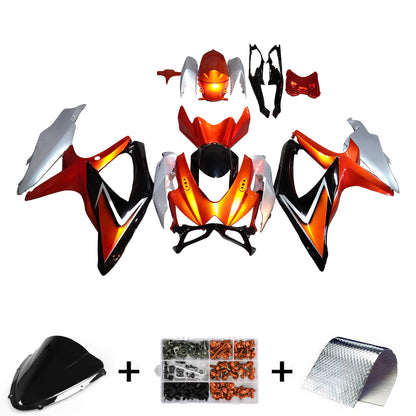 Kit carena iniezione Suzuki GSXR 600/750 K8 2008-2010 Carrozzeria in plastica ABS