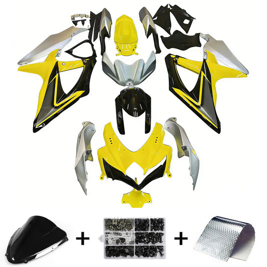 Kit carena iniezione Suzuki GSXR 600/750 K8 2008-2010 Carrozzeria in plastica ABS