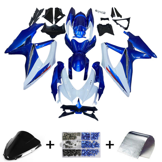 Kit carena iniezione Suzuki GSXR 600/750 K8 2008-2010 Carrozzeria in plastica ABS