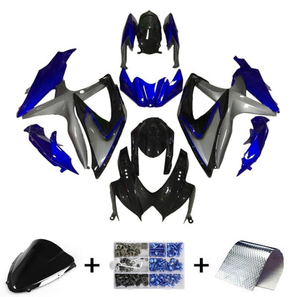 Kit carena iniezione Suzuki GSXR 600/750 K8 2008-2010 Carrozzeria in plastica ABS