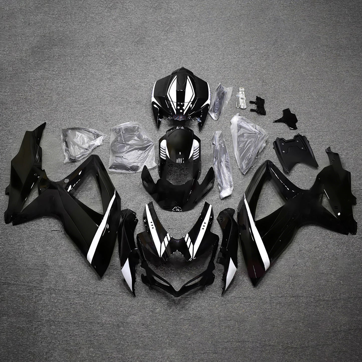 Kit carenatura iniezione plastica ABS per Suzuki GSXR 600/750 2008-2010 K8