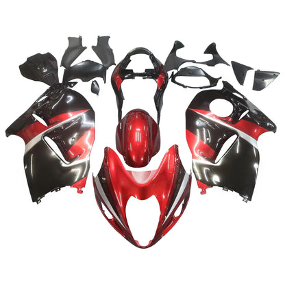 Amotopart Suzuki Hayabusa GSXR1300 1999-2007 Defezione G-Black & Red Kit