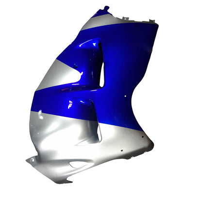 Amotopart Suzuki Hayabusa GSXR1300 1999-2007 Kit di pulizia blu e sliver