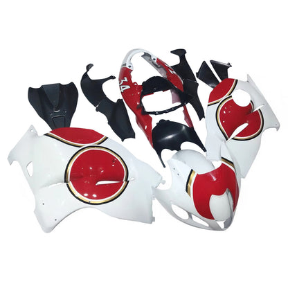 Carene 1999-2007 Suzuki GSX1300 Hayabusa White & Red Lucky Strike Racing Generico