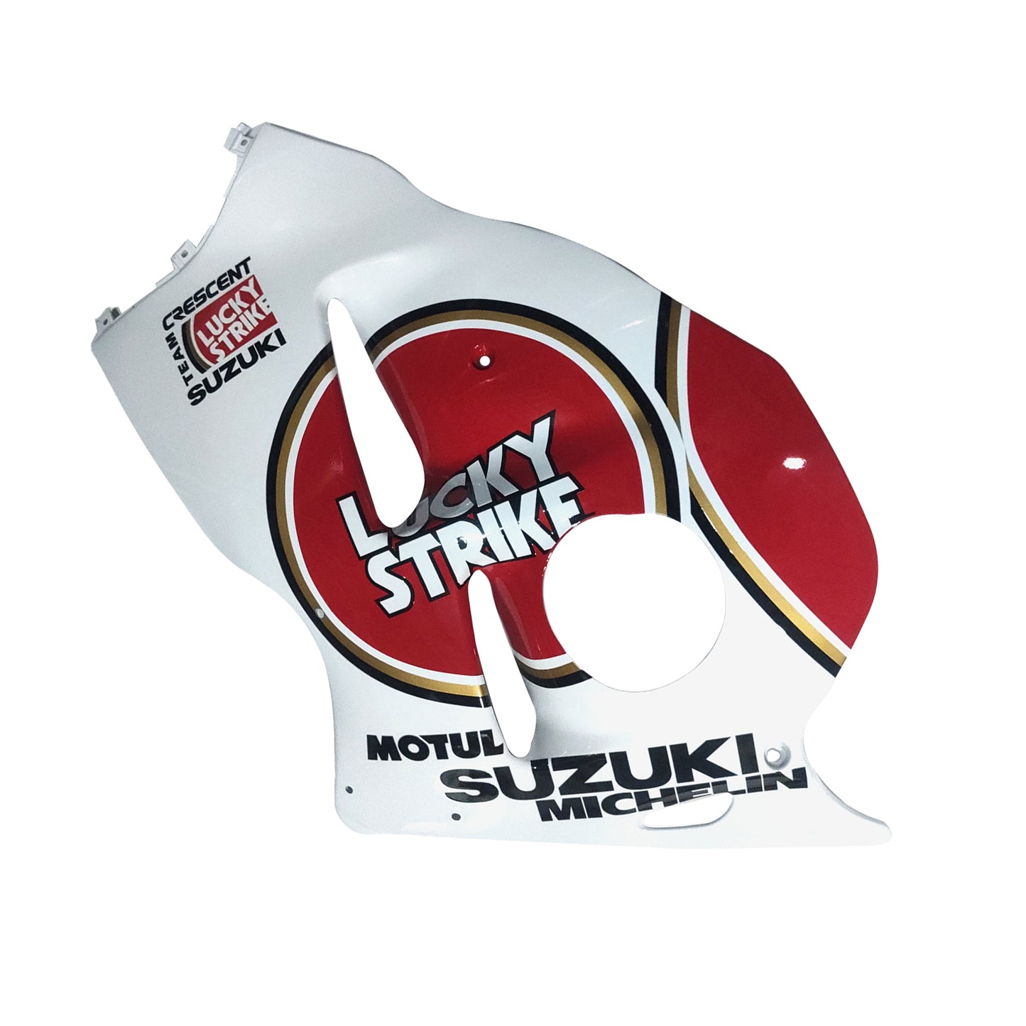 Carene 1999-2007 Suzuki GSX1300 Hayabusa White &amp; Red Lucky Strike Racing Generico