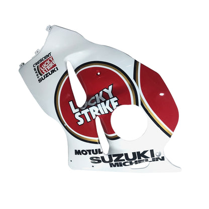 Carene 1999-2007 Suzuki GSX1300 Hayabusa White &amp; Red Lucky Strike Racing Generico