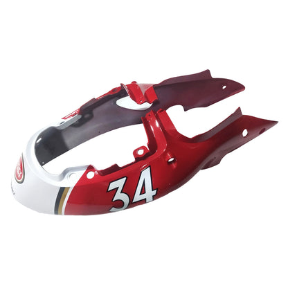 Amotopart Suzuki Hayabusa GSXR1300 1999-2007 Cladding White? e kit rosso