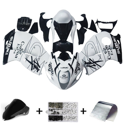 Carene 1999-2007 Suzuki GSX1300 Hayabusa Bianco Alstare Corona Racing Generico