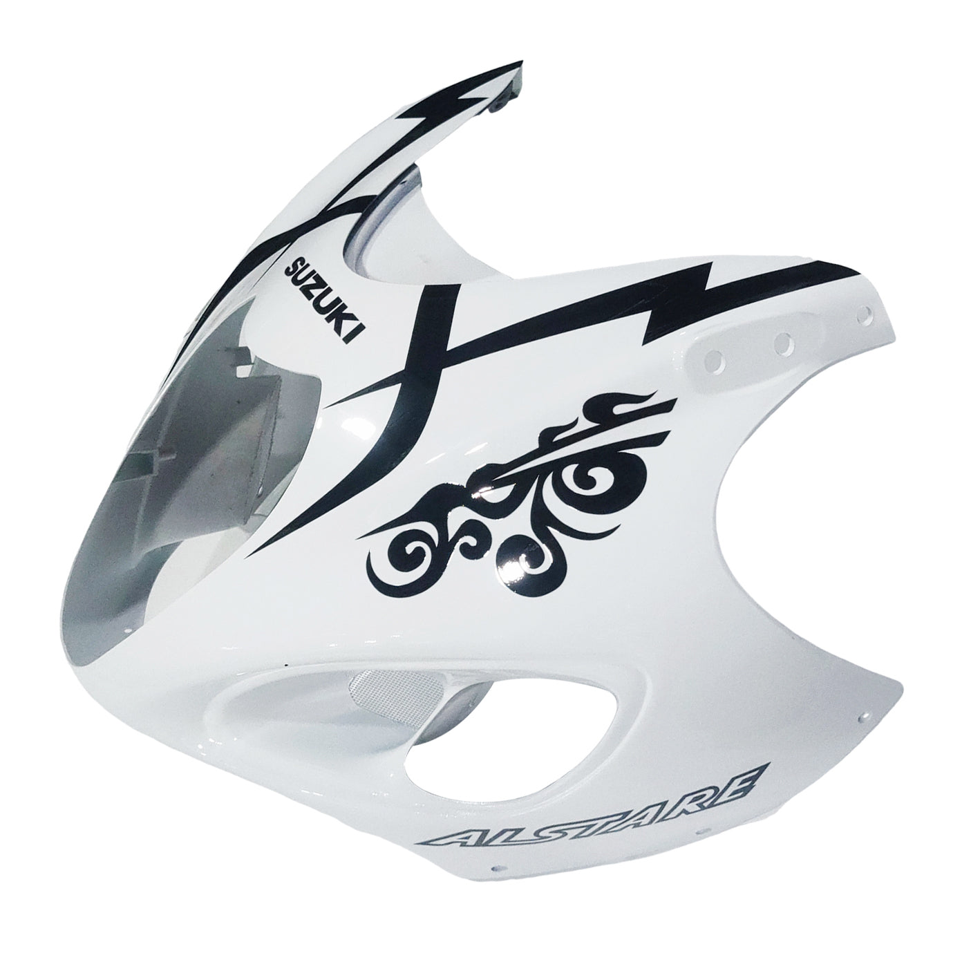 Carene 1999-2007 Suzuki GSX1300 Hayabusa Bianco Alstare Corona Generico