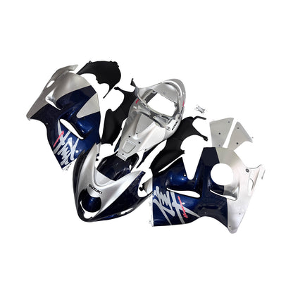 Carene 1999-2007 Suzuki GSX1300 Hayabusa Blu e Argento Hayabusa Racing Generico