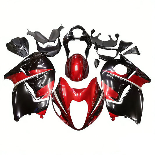 Amotopart Suzuki Hayabusa GSXR1300 1999-2007 K kit rosso e rosso