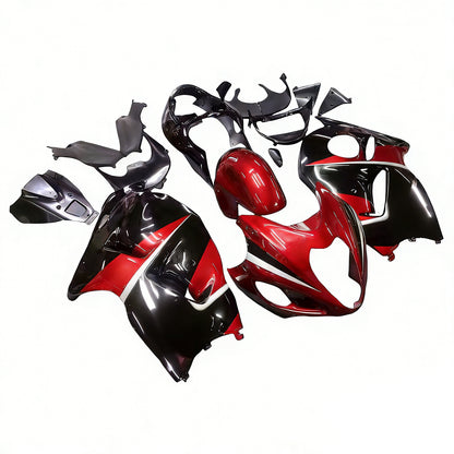 Amotopart 1999-2007 Suzuki Hayabusa GSXR 1300 Cladding Red & Black Kit