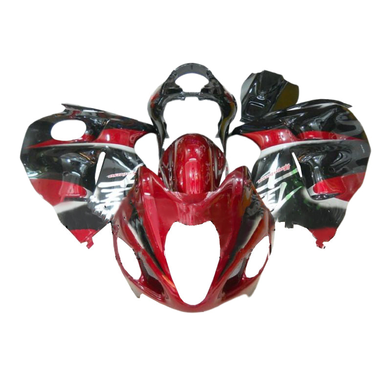 Amotopart Suzuki Hayabusa GSXR1300 1999-2007 K kit rosso e rosso