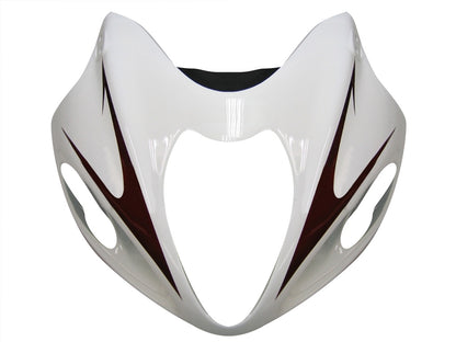 Carene 1999-2007 Suzuki GSX1300 Hayabusa White & Silver Hayabusa Racing Generico