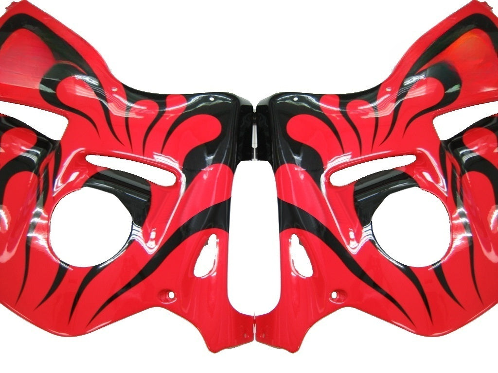 Carene 1999-2007 Suzuki GSX1300 Hayabusa Red & Black Flame Racing Generico